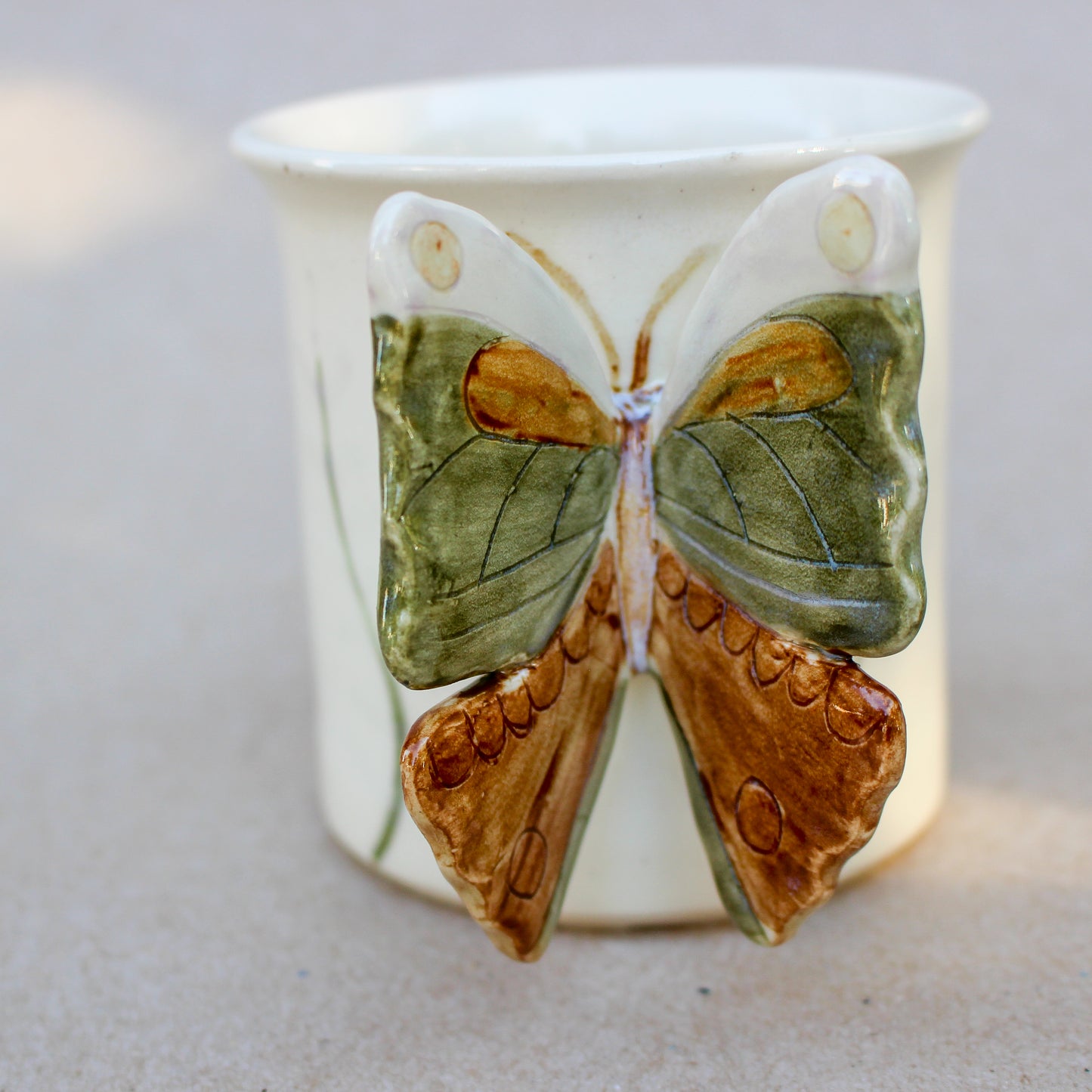 Earthy Girl Butterfly Mug