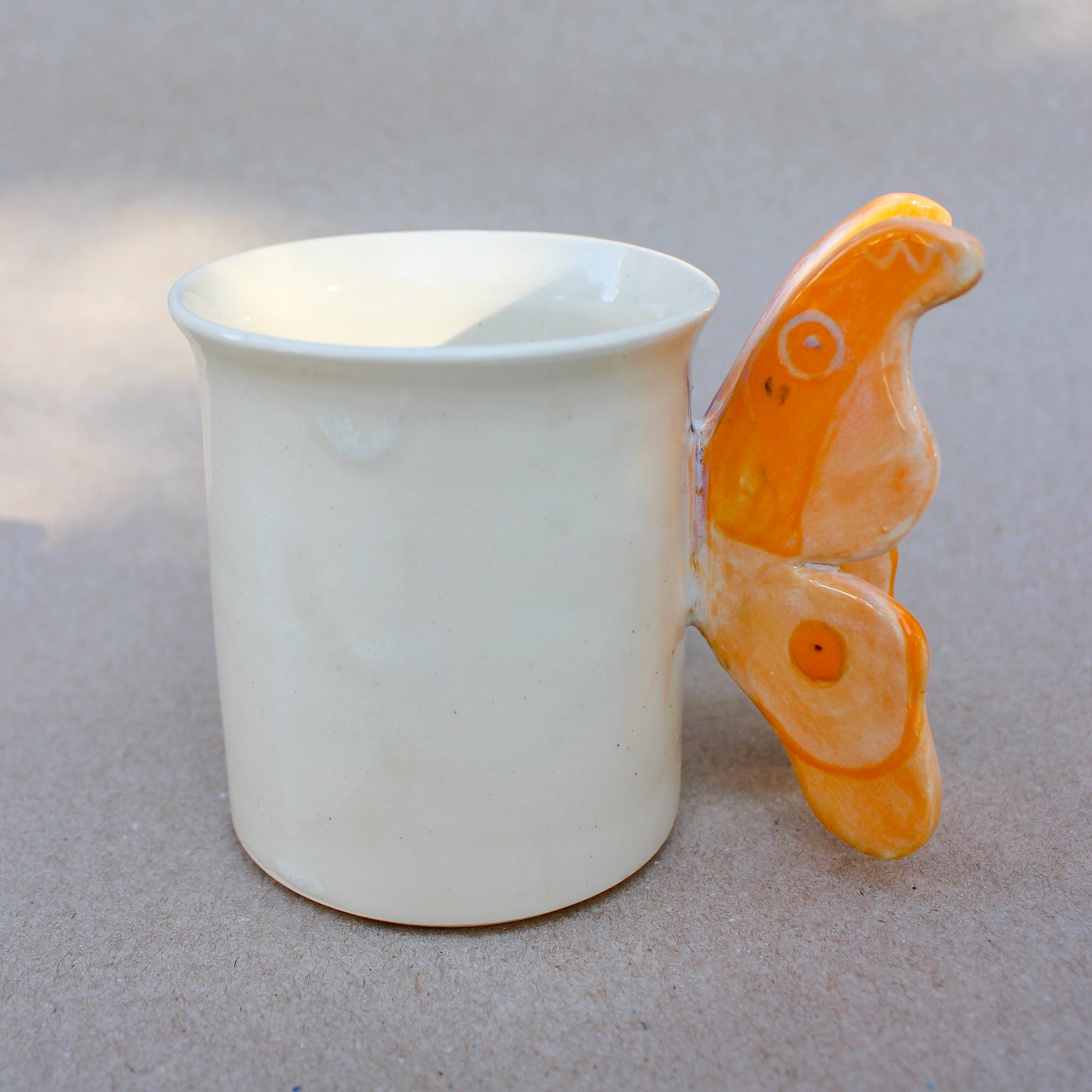 Orange Butterfly Mug