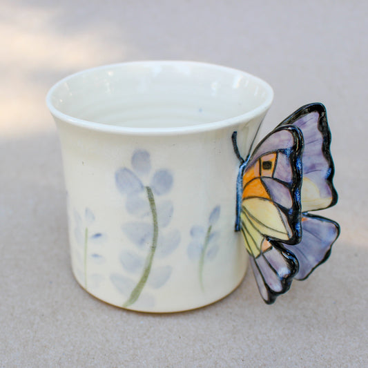 Purple Emperor Butterfly Mug